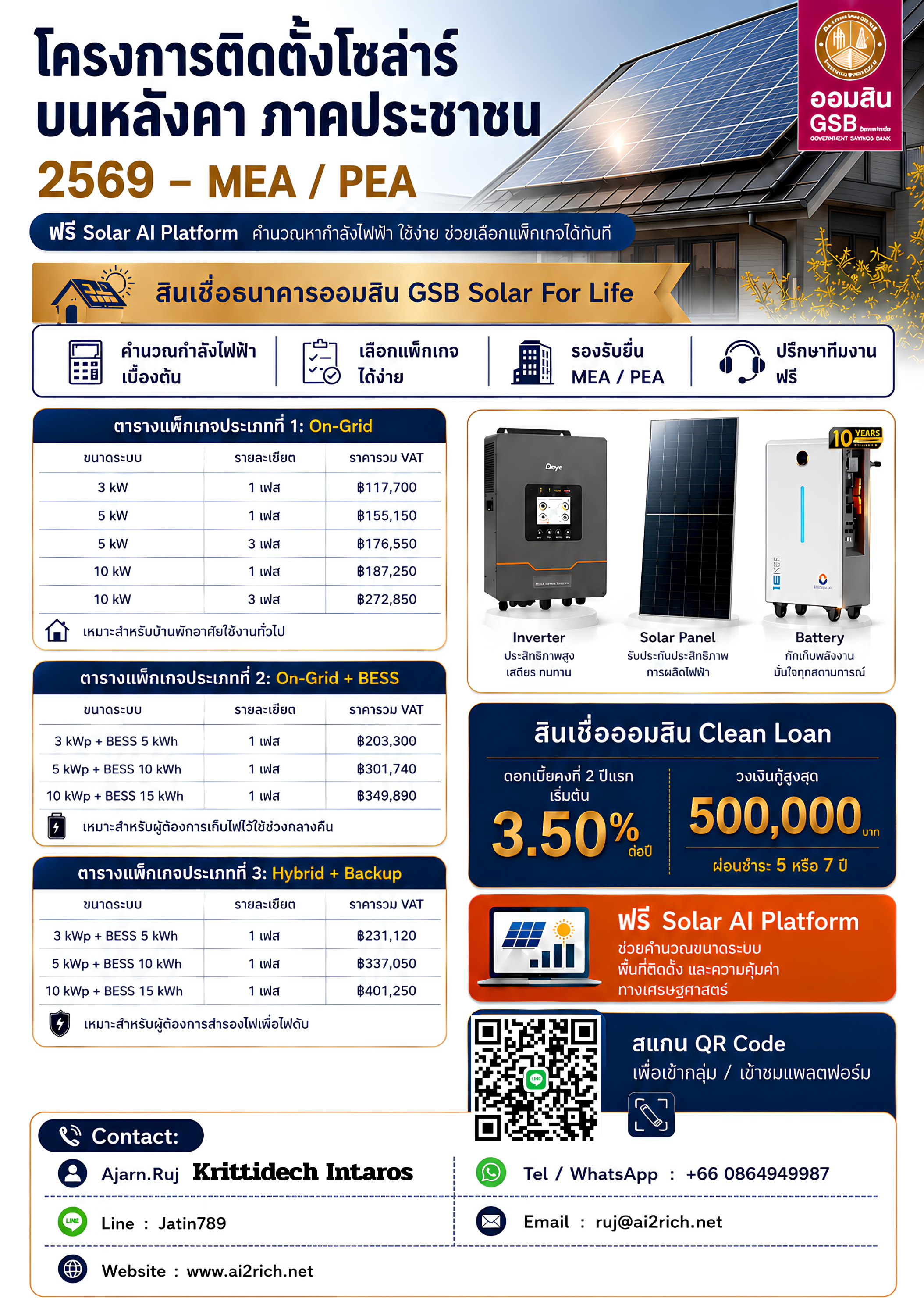 EV Charger & Solar Cell Installation